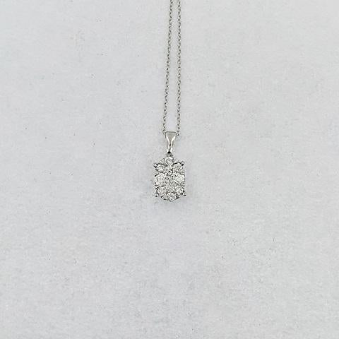 Diamond 9ct Gold Necklace
