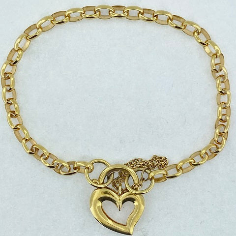 9ct Gold Round Belcher Bracelet