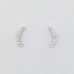 CZ Sterling Silver Stud Earrings