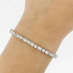 Sterling Silver CZ Tennis Bracelet