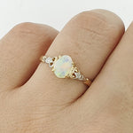 Opal 9ct Gold Ring