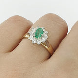 Emerald 9ct Gold Ring