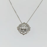 Diamond 18ct White Gold Necklace