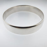 Sterling Silver Wide Bangle