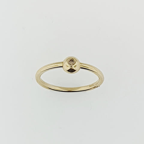 Chocolate Diamond 9ct Gold Ring