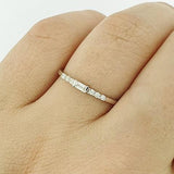Diamond 9ct White Gold Ring