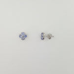 Tanzanite Sterling Silver Earrings