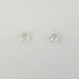 Sterling Silver Flower Earrings