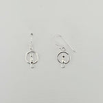 Sterling Silver Cat Earrings