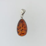 Amber Sterling Silver Pendant