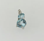 Blue Topaz Sterling Silver Pendant