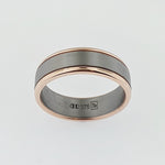 Tantalum & 9ct Rose Gold Ring