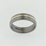 Tantalum & 9ct Yellow Gold Ring