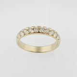 Diamond 9ct Yellow Gold Ring