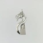 Paddling Sterling Silver Dragon Pendant