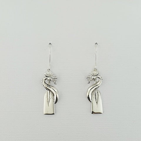 Paddling Sterling Silver Earrings