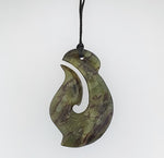 Greenstone Hook Pendant