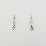 Diamond 9ct White Gold Earrings