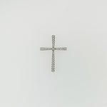 Diamond 9ct White Gold Cross Pendant