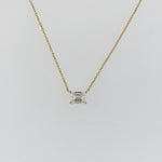 Lab Grown Diamond 18ct Yellow Gold Pendant