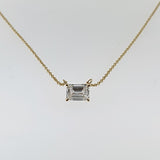 Lab Grown Diamond 18ct Yellow Gold Pendant