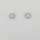 Lab Grown Diamond 18ct White Gold Earrings