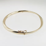 9ct Yellow Gold Hinged Bangle