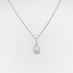 CZ Sterling Silver Necklace