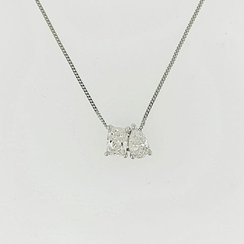 CZ Sterling Silver Necklace