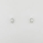 CZ Sterling Silver Stud Earrings