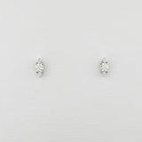 CZ Sterling Silver Stud Earrings