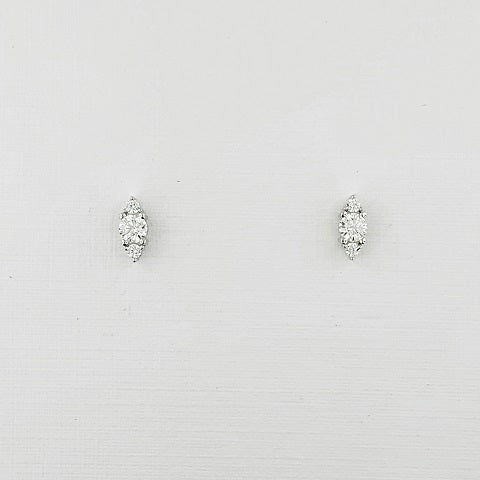 CZ Sterling Silver Stud Earrings