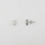 CZ Sterling Silver Stud Earrings