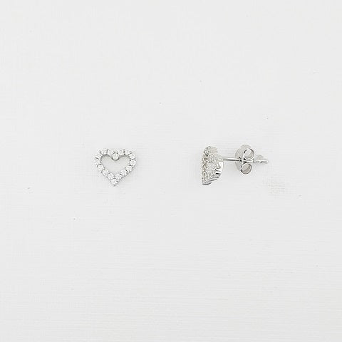 CZ Sterling Silver Stud Earrings