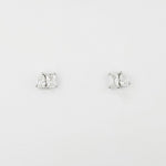 CZ Sterling Silver Stud Earrings