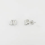 CZ Sterling Silver Stud Earrings