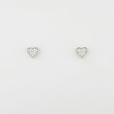 CZ Sterling Silver Stud Earrings