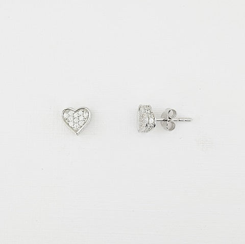 CZ Sterling Silver Stud Earrings