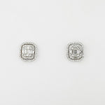 Diamond 18ct White Gold Stud Earrings