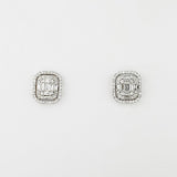 Diamond 18ct White Gold Stud Earrings