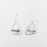 Dendritic Agate Sterling Silver Earrings