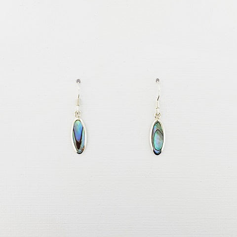 Sterling Silver Paua Earrings