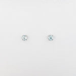 Blue Topaz Sterling Silver Earrings