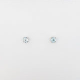 Blue Topaz Sterling Silver Earrings