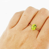 Peridot Sterling Silver Ring