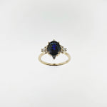 Sapphire & Diamond 9ct Gold Ring