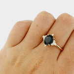 Sapphire & Diamond 9ct Gold Ring