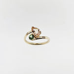 Morganite & Diamond 9ct Gold Ring