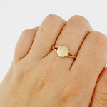 9ct Yellow Gold Signet Ring