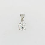 Lab Grown Diamond 9ct White Gold Pendant